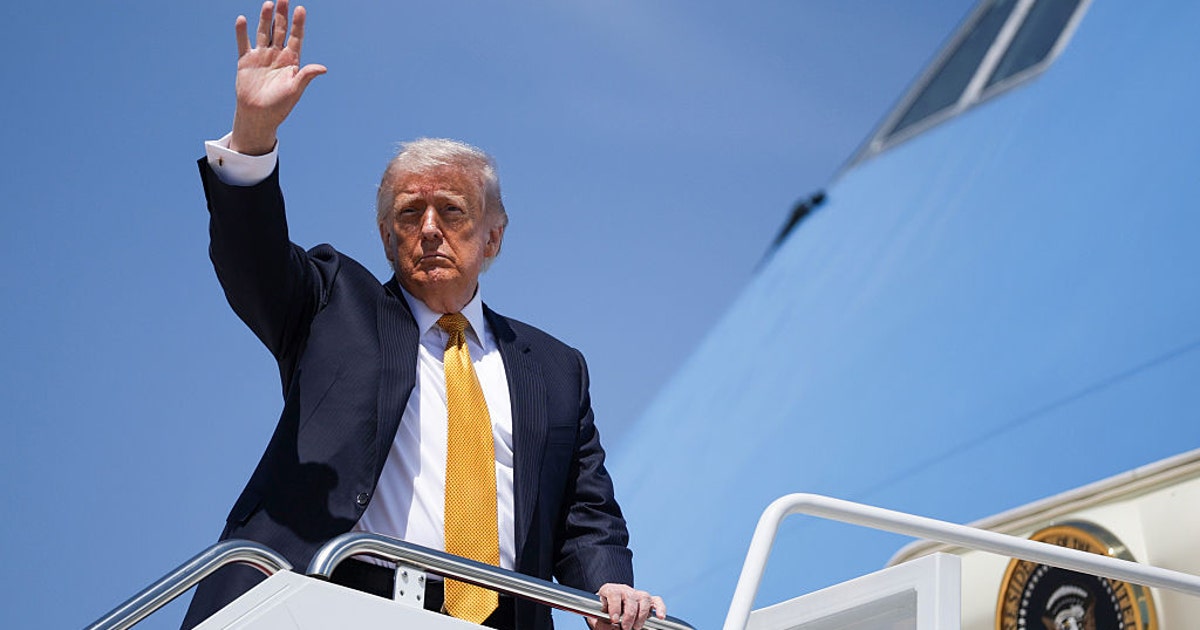 Trump departs for Beijing for summit with Chinese leader Xi Jinping