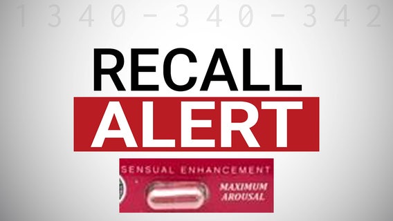 Sexual enhancement supplement recalled over three undeclared drugs
