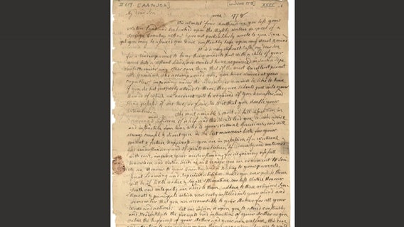 America 250: A mother's poignant letter to her son who would later become president