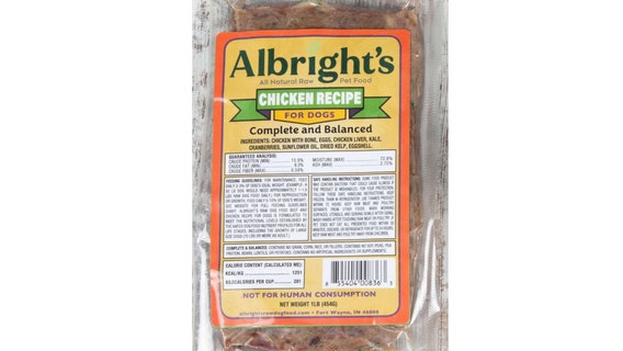 Dog food recalled over possible salmonella contamination