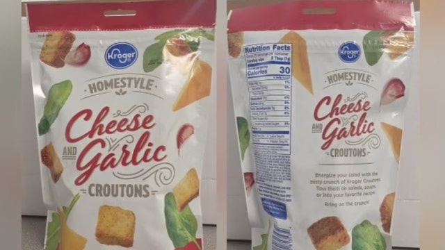Kroger cheese garlic croutons recalled over salmonella fears