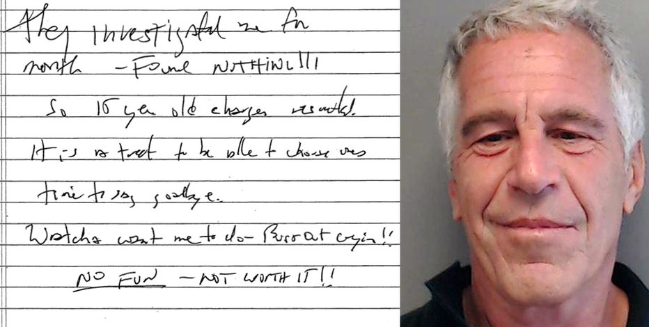 Epstein’s purported suicide note unsealed by judge: Read the full text