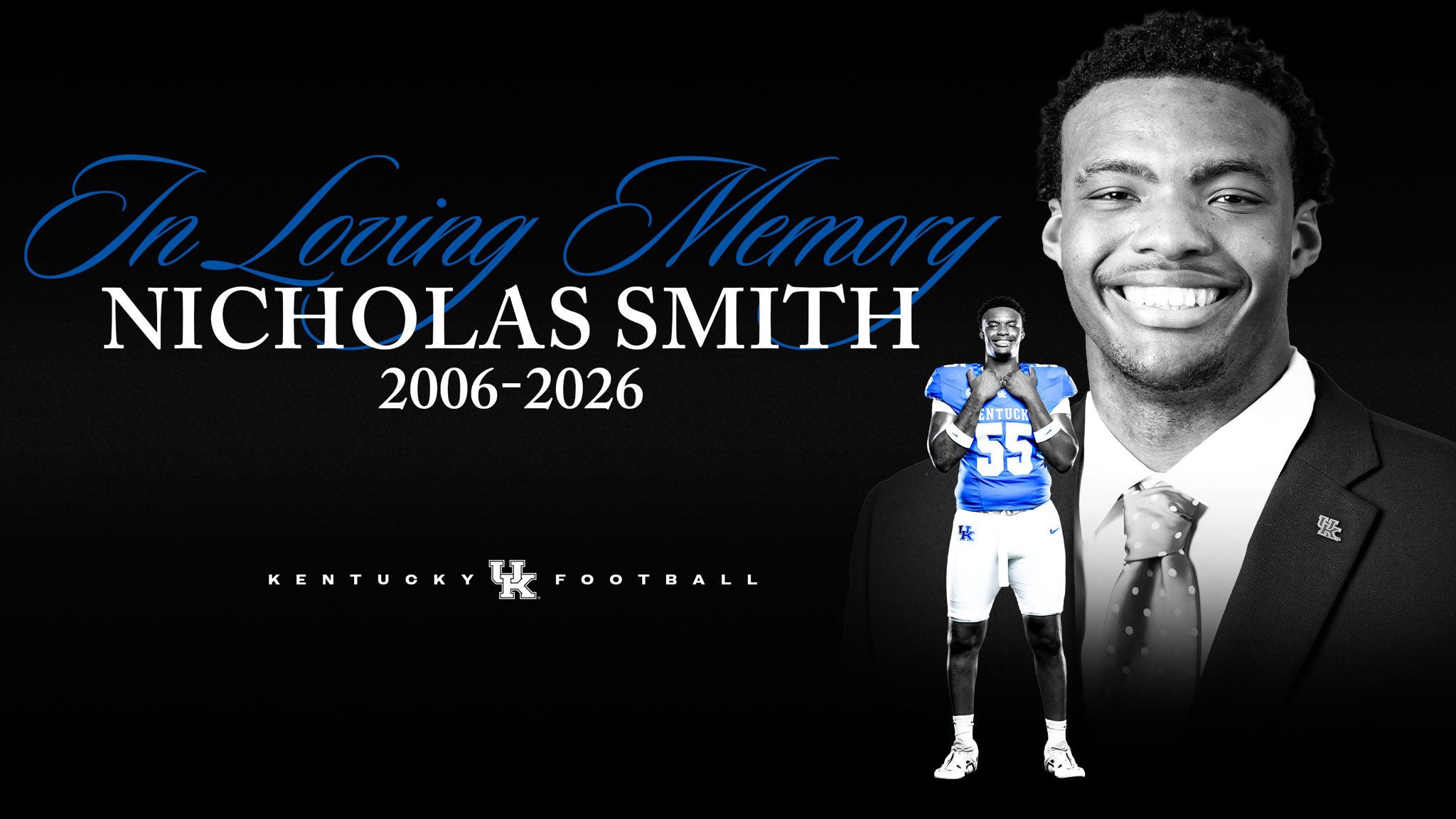 Kentucky football mourns Nic Smith after defensive lineman found dead on campus