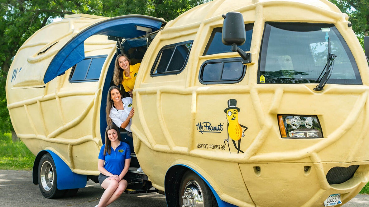 Meet the first-ever all-female Peanutter crew who are hitting the road in the Planters NUTmobile
