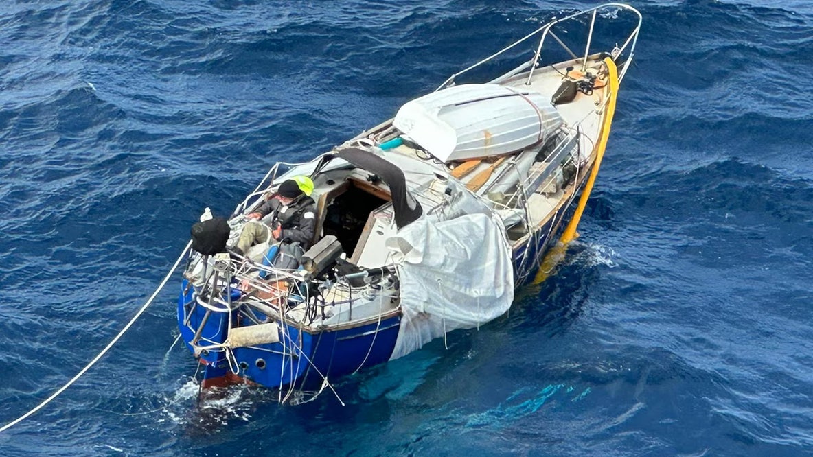 Cruise ship diverts 120 miles to rescue 74-year-old sailor stranded off Oregon coast