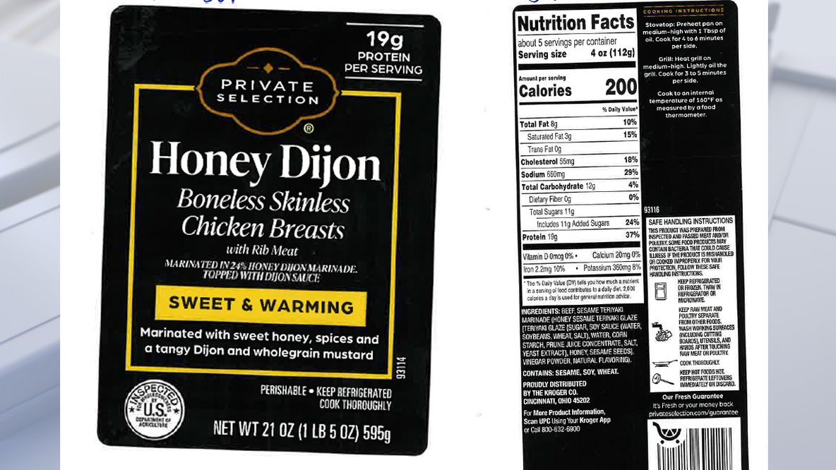 Private Selection chicken breast product target of health alert