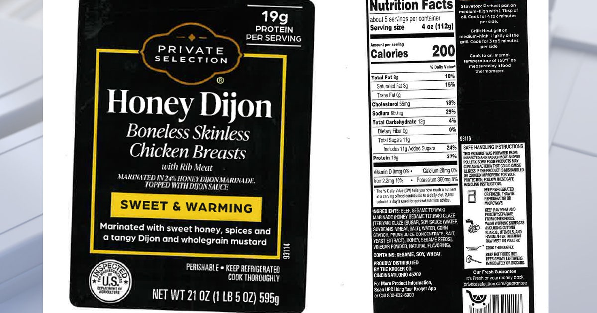 Private Selection chicken breast product target of health alert