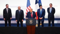 Trump departs G7 summit, says Strait of Hormuz will be opened 'in full' within two days