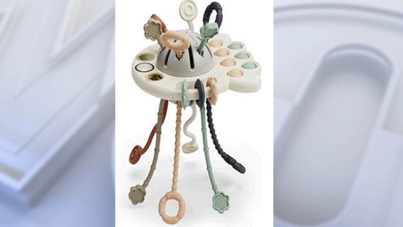 Teething toy, sold on Amazon, recalled after choking reports