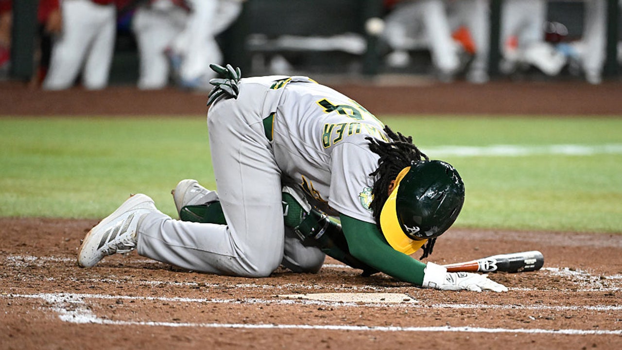 Athletics' Joshua Kuroda-Grauer resting after suffering ruptured testicle