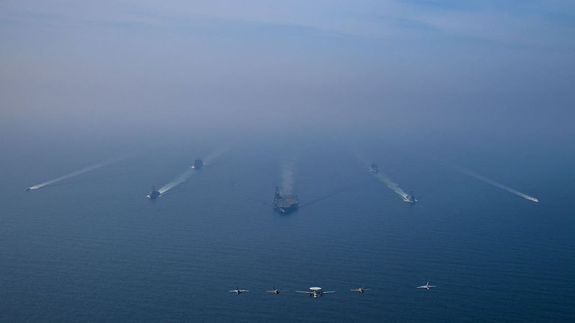 US Navy suspends search for sailor missing after helicopter crash in Arabian Sea