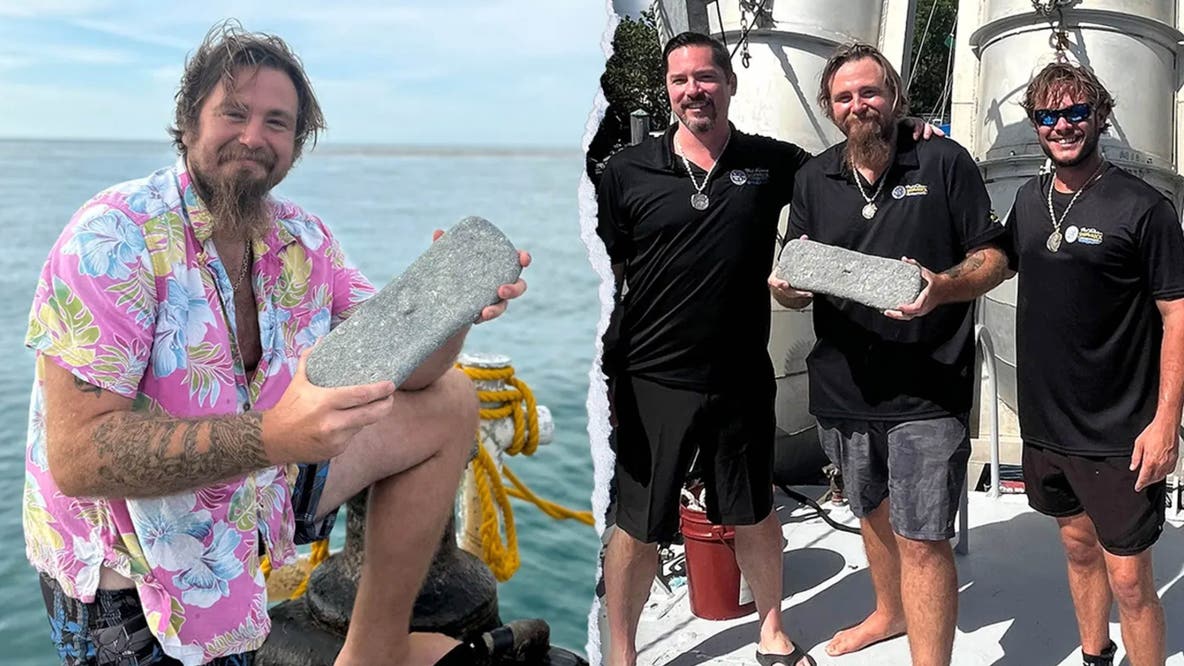 Treasure hunters recover rare silver bar from legendary shipwreck off Florida Keys