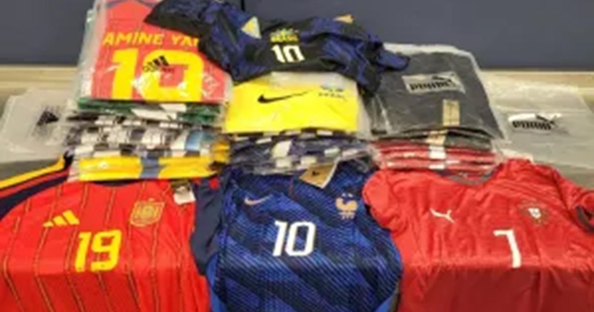 CBP officers seize counterfeit FIFA World Cup jerseys at Port of Rochester