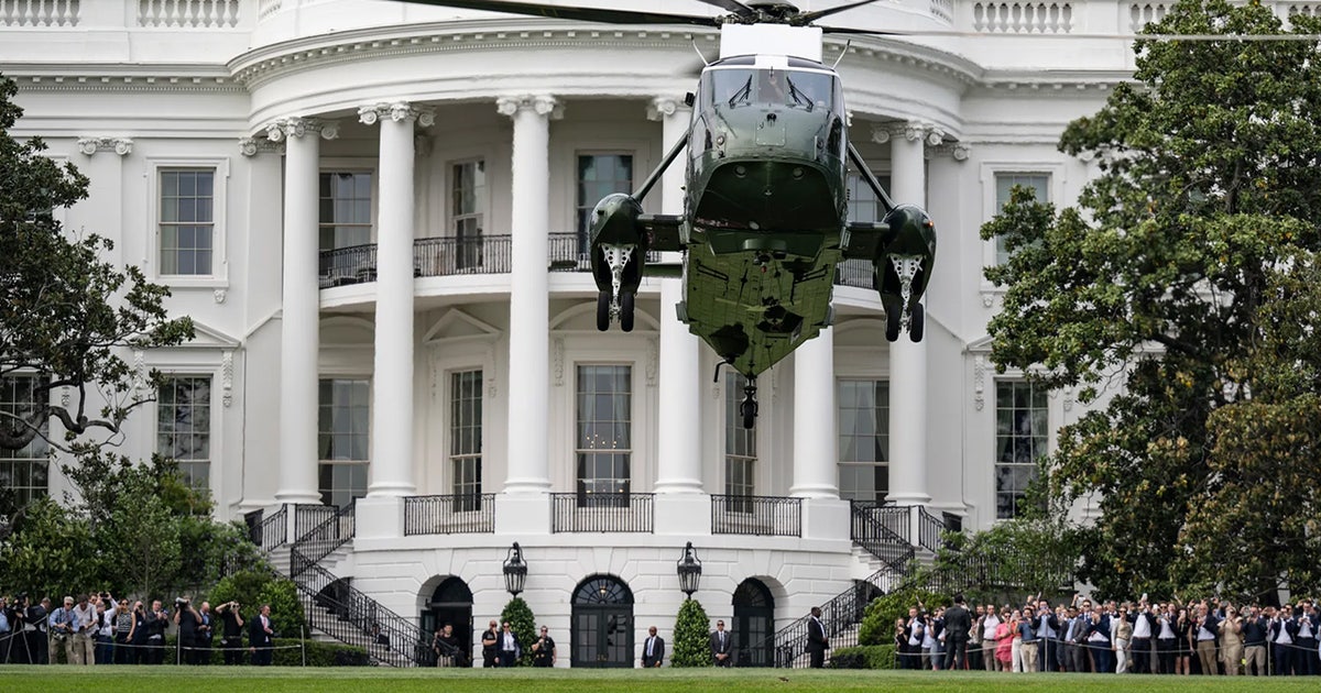 Trump confirmou que um heliporto está sendo construído no gramado da Casa Branca