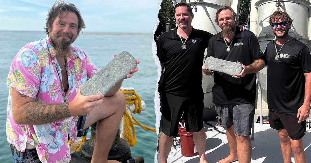 Caçador de tesouros recupera lingote de prata raro do lendário naufrágio em Florida Keys
