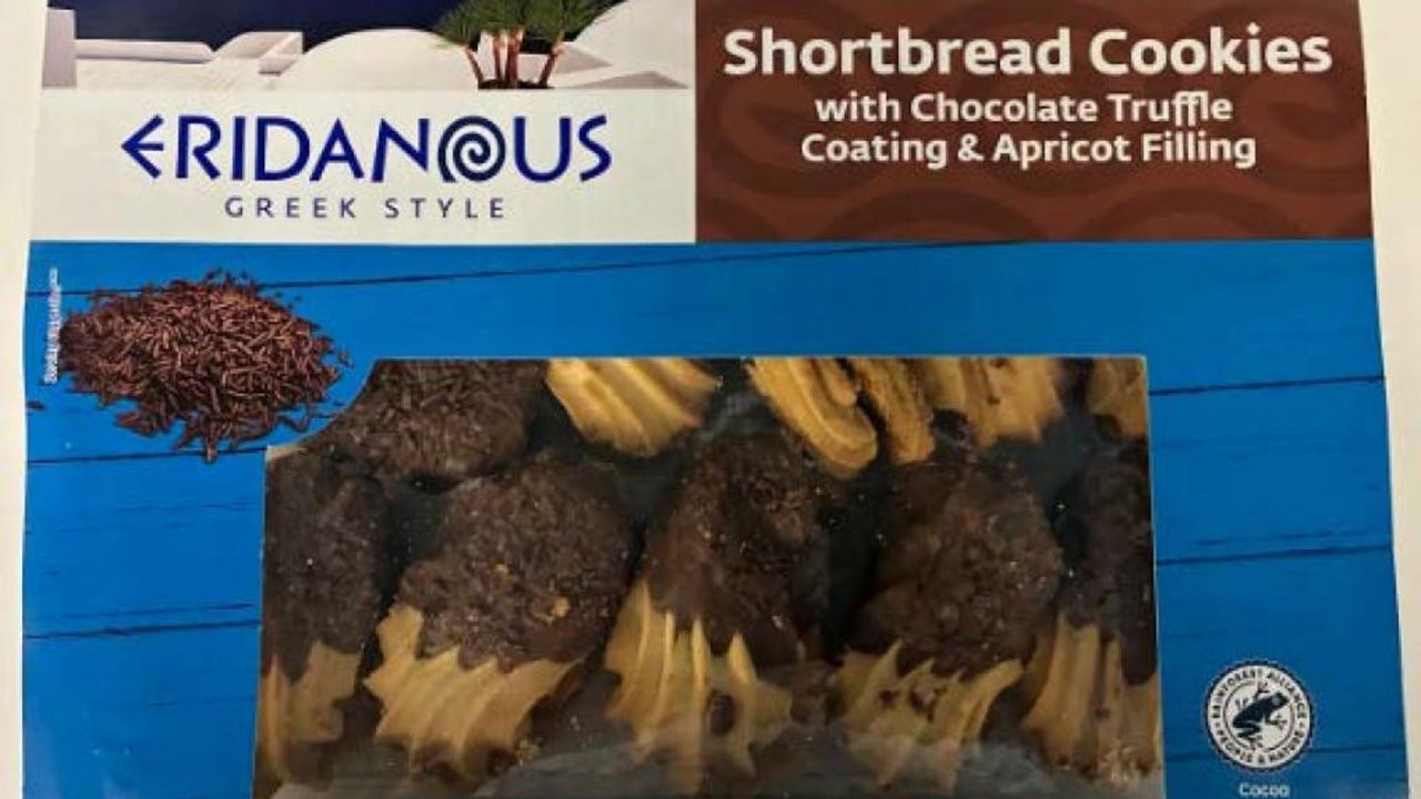 Lidl recalls cookies with ingredients not written in English over