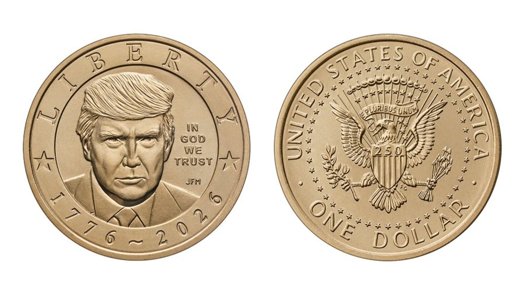 See it: Trump commemorative $1 gold coin revealed