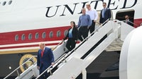 President Trump takes family of fallen soldier to Georgia on Air Force One
