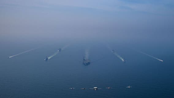 US Navy suspends search for sailor missing after helicopter crash in Arabian Sea