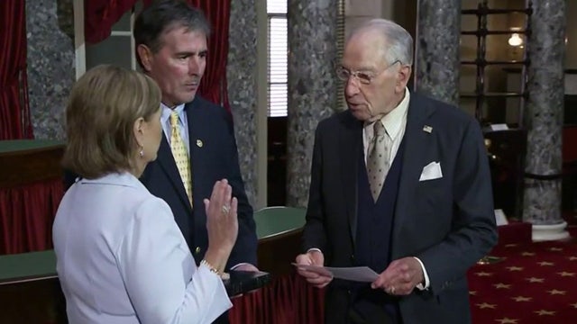 Darline Graham Nordone sworn in to finish her brother Sen. Lindsey Graham's term