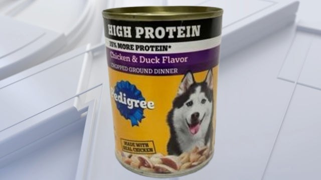 Two lots of Pedigree canned dog food voluntarily recalled due to possible plastic and metal contamination