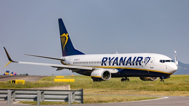 Ryanair CEO blames external object after man partially sucked out window