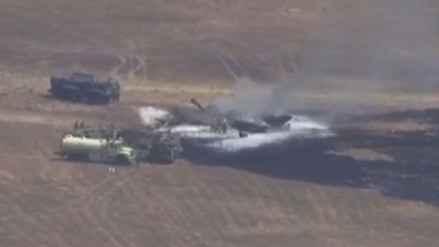 F-35 crashes at Marine Corps Air Station Miramar; pilot ejects