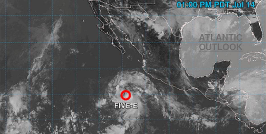 Tropical depression off Mexico could become a hurricane, NHC says
