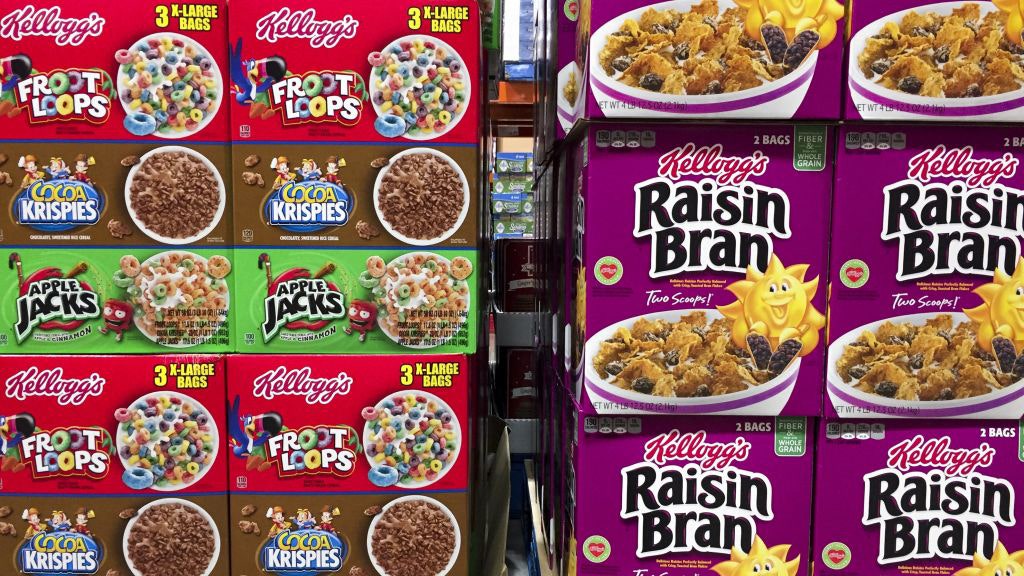 Kellogg to remove artificial dyes from cereals