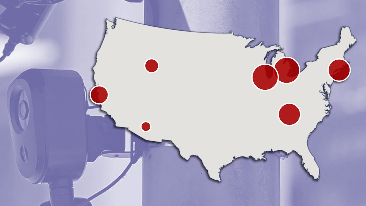 Map: Flock cameras targeted by vandals across US
