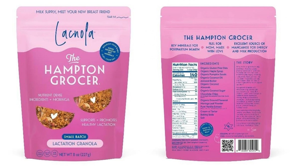 Granola designed for breastfeeding moms recalled over Salmonella fears