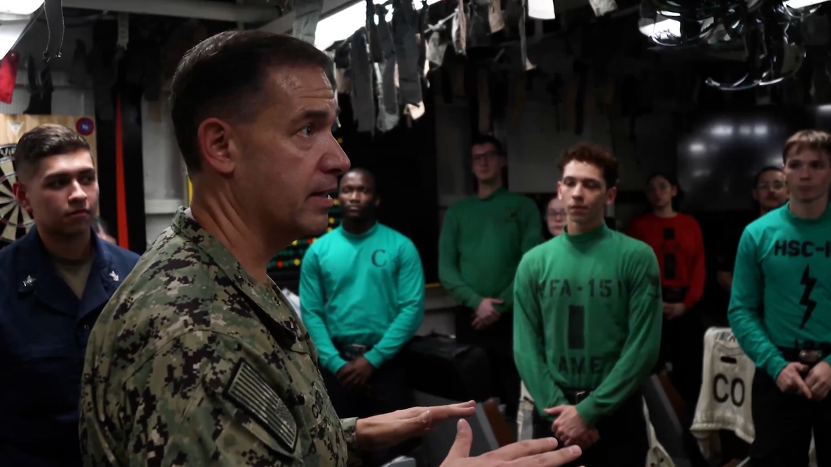 CENTCOM Commander visits USS Abraham Lincoln, thanks crew for their tremendous dedication and courage