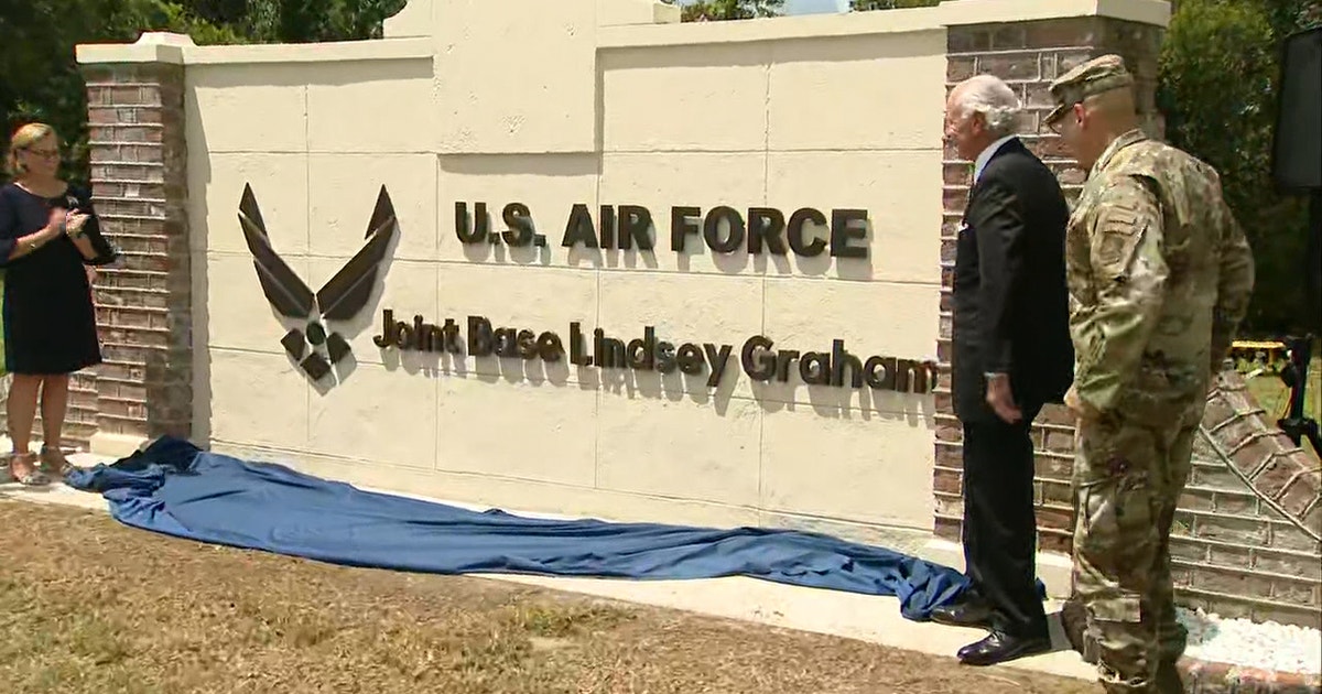 Joint Base Charleston re-named Joint Base Lindsey Graham in honor of late senator