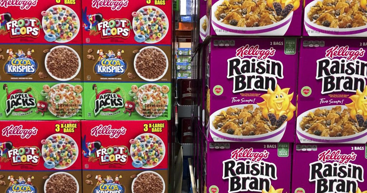 Kellogg to remove artificial dyes from cereals