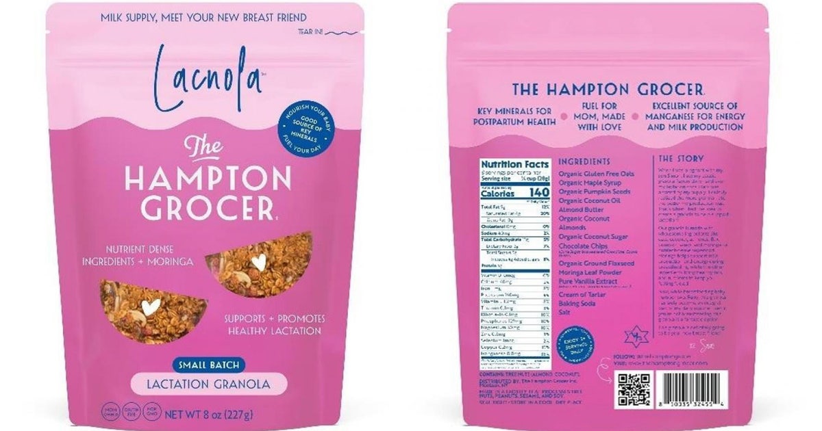 Granola designed for breastfeeding moms recalled over Salmonella fears