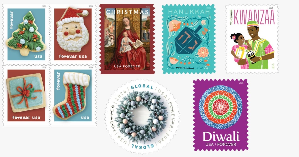 US Postal Service unveils 2026 holiday stamps - See the designs