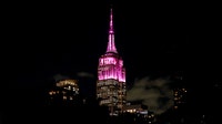 Empire State Building shimmers in pink in tribute to Dolly Parton