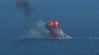 Video shows US forces seizing and sinking floating refueling station