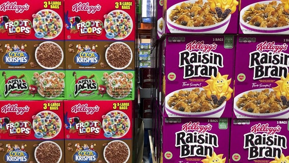 Kellogg to remove artificial dyes from cereals