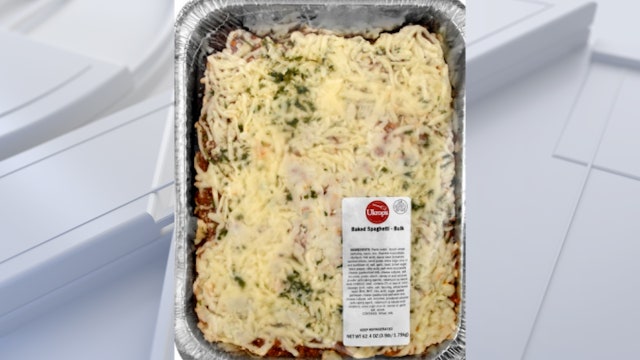 Nearly 23,000 pounds of baked spaghetti, chicken cobbler recalled over possible metal contamination