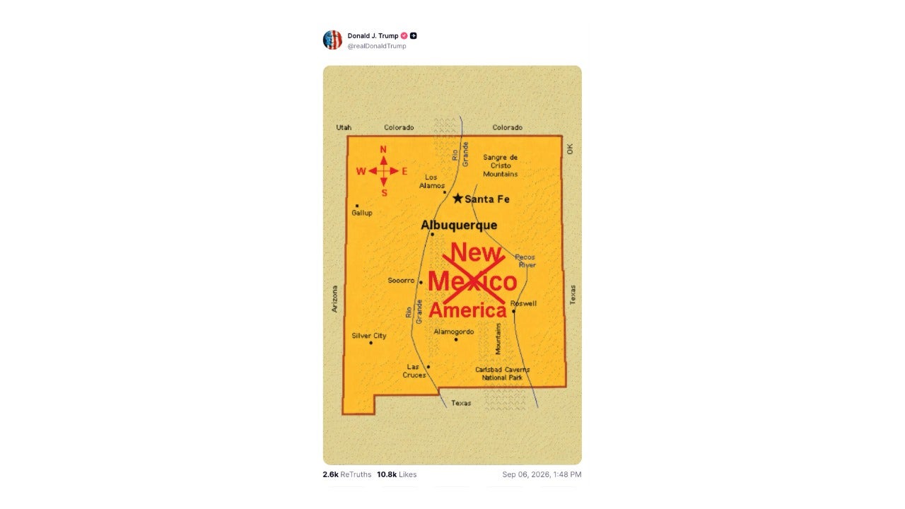 New Mexico appears to be next on Trump’s renaming list