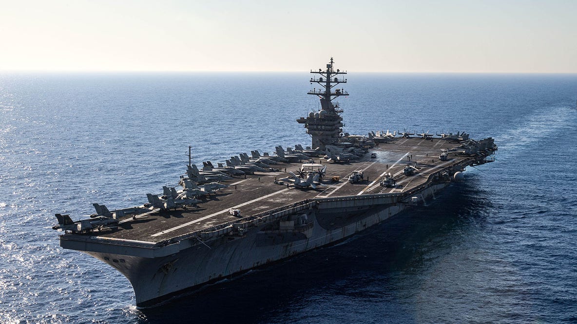 Landing mishap on the USS Dwight D. Eisenhower aircraft carrier injures 4 sailors, 2 aviators eject from plane