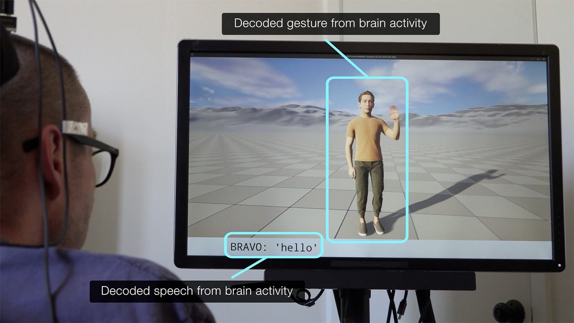Brain implant restores gestures, speech for some paralysis patients through virtual avatars