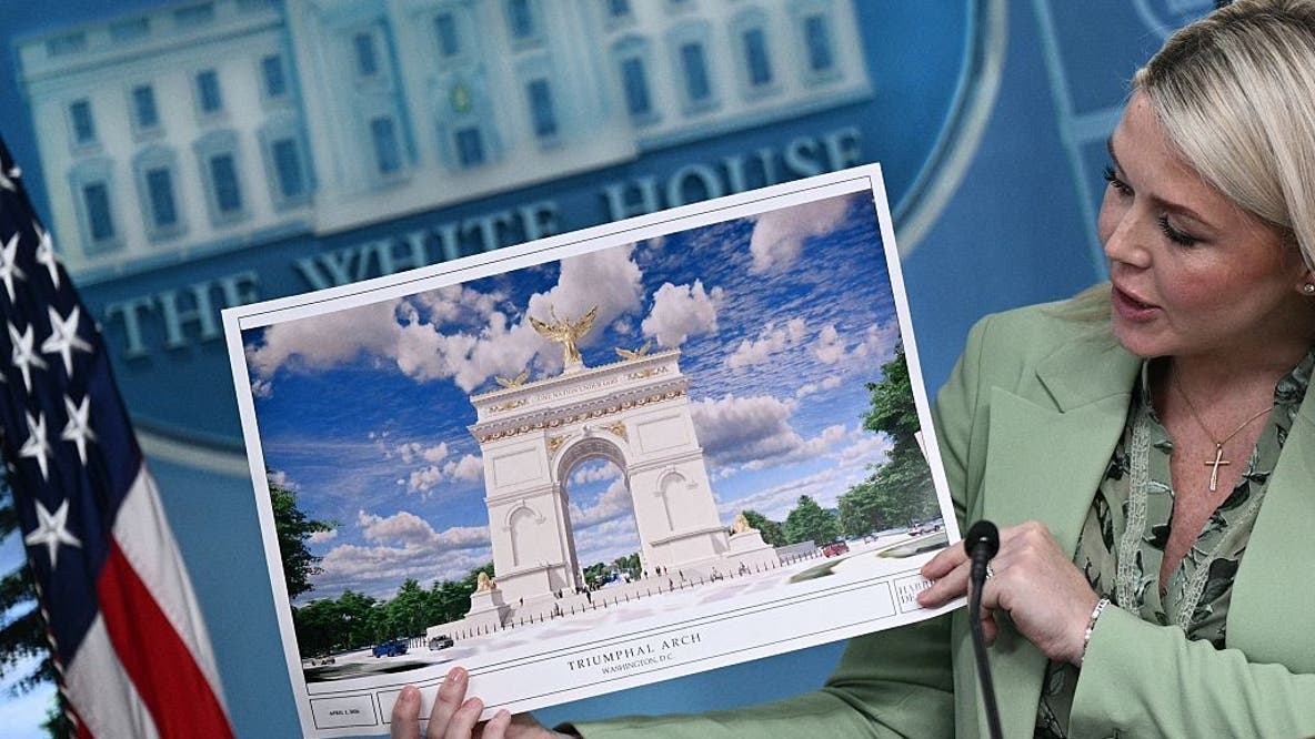 Trump says planned Washington arch could become military complex with drones, snipers
