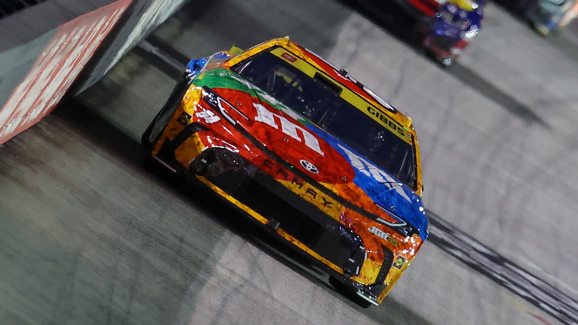 Kyle Busch's famous M&M’s paint scheme adorns Ty Gibbs’ car during Bristol race
