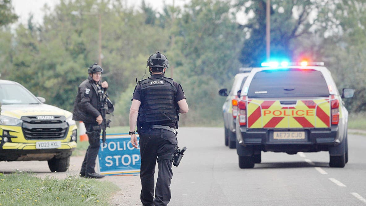 5 men held on suspicion of terrorist act near U.S.-used U.K. air base