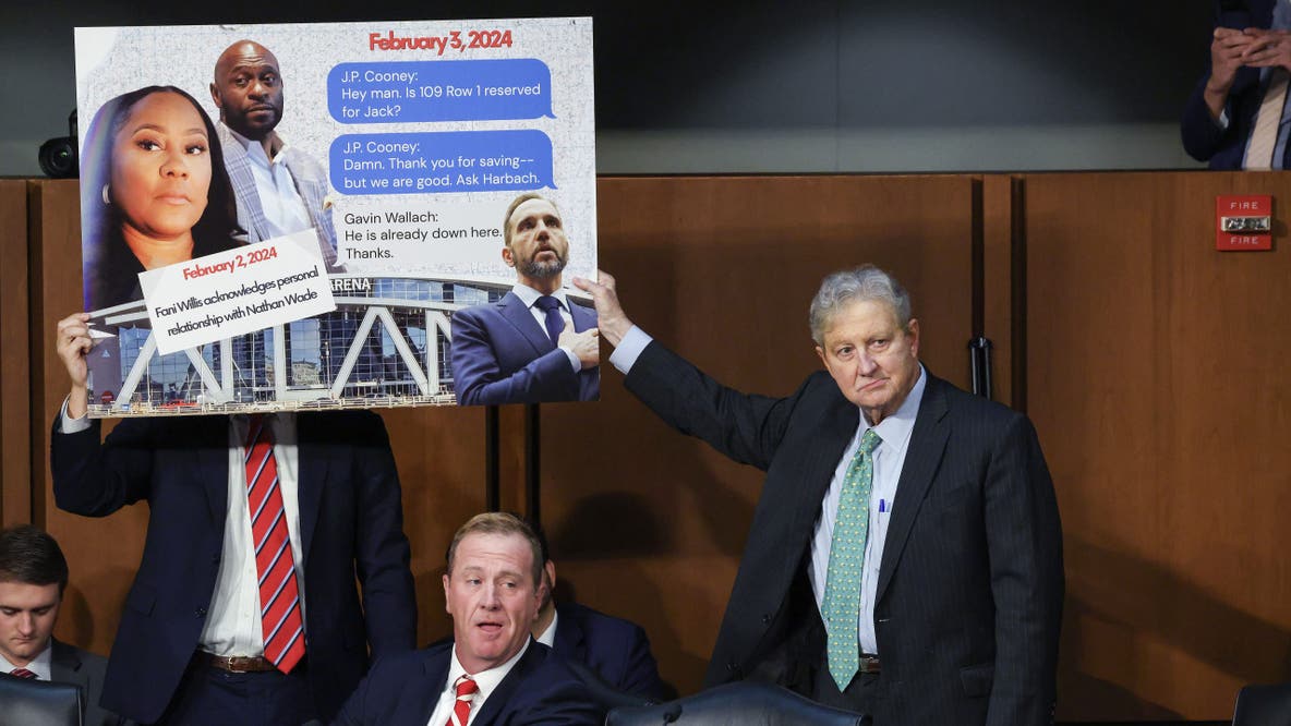 Senator shoots airball with basketball mix-up during heated Senate hearing
