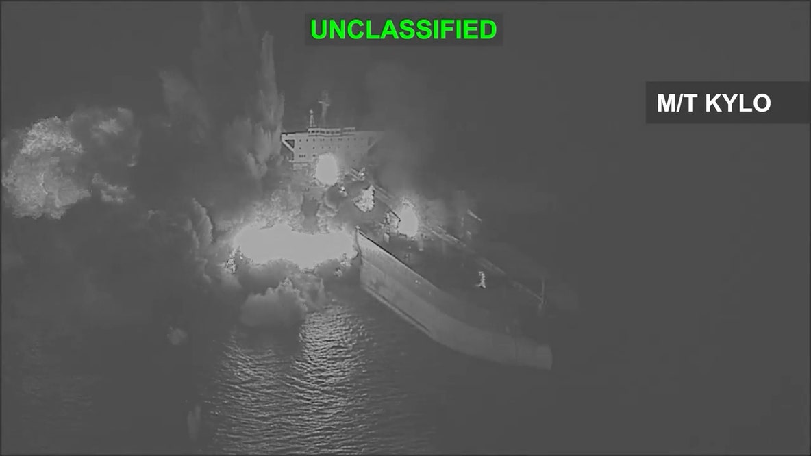 US strikes 3 Iranian oil tankers after missiles fired at Navy ships