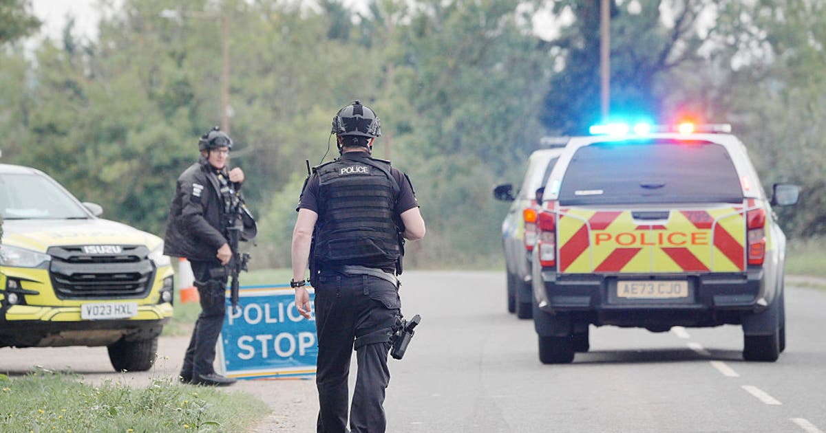 5 men held on suspicion of terrorist act near U.S.-used U.K. air base
