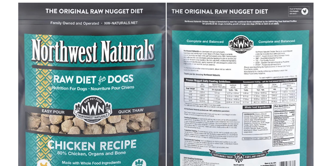 Nationwide recall of pet food issued over salmonella concerns